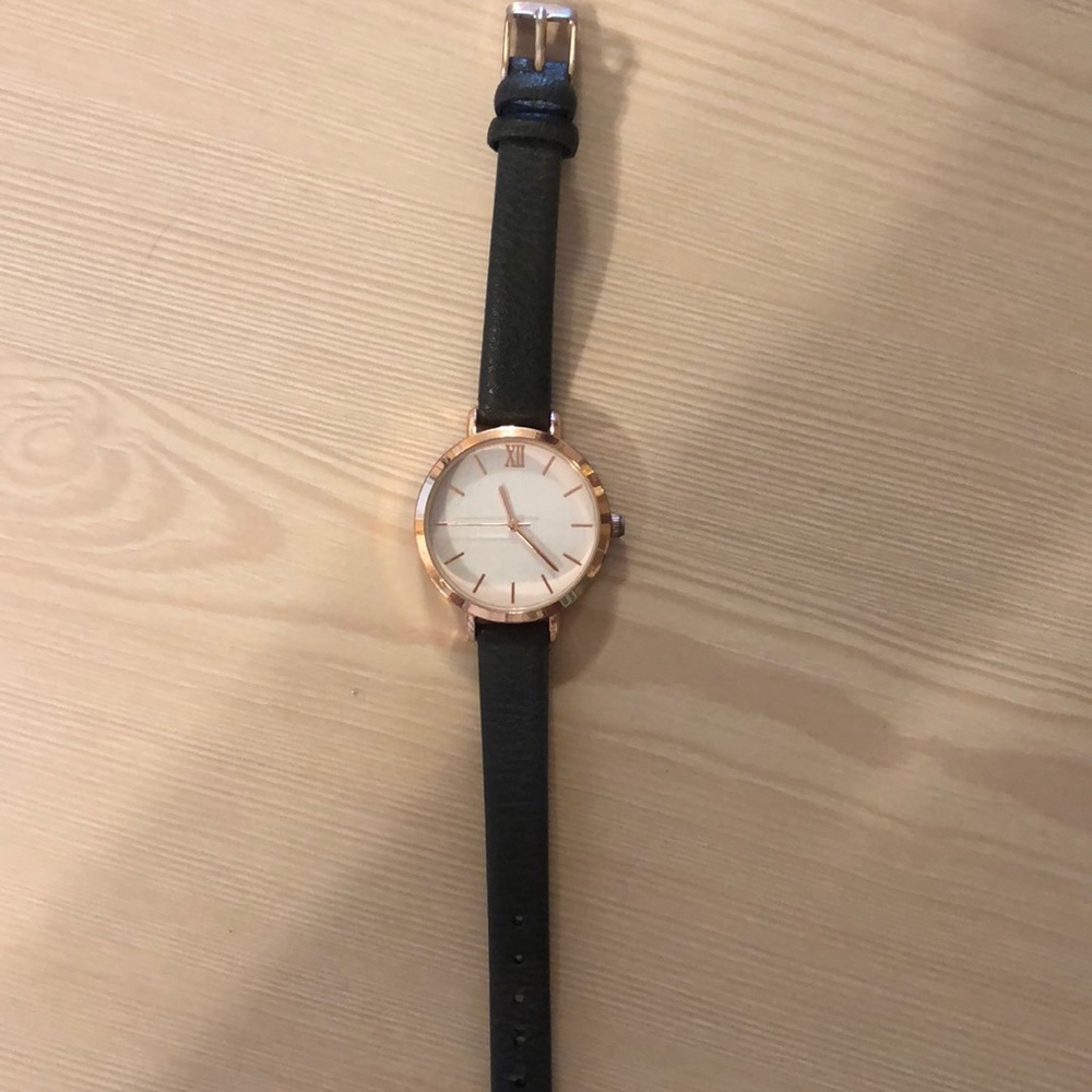 Rose gold watch
